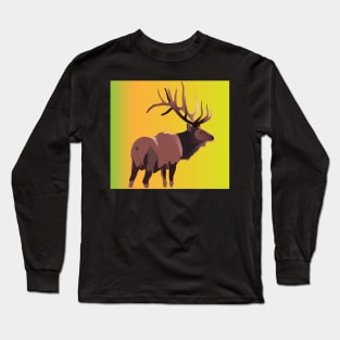 Elk in the Morning Long Sleeve T-Shirt